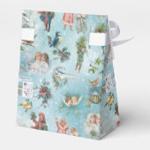 スパークリー魔法の冬のヴィンテージクリスマスコラージュ フェイバーボックス (裏面サイド)