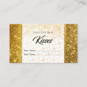 スパークリー魔法の砂どのように多くのキスブライダル エンクロージャーカード (正面)