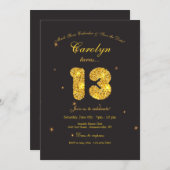 スパークリー13thバースデーパーティー 招待状 (正面/裏面)