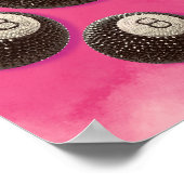 スパークリー8ボールグラムデザイン、おもしろいラッキーチャーム ポスター (角)