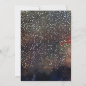 スパークリー ウォーターカラー アーシー ラスティック モダン グラム パーティー 招待状 (裏面)