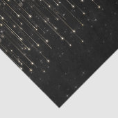 スパークリー・シャイニングスターズ ブラックチック モダンパーティ 薄葉紙 (詳細)