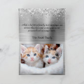 スパークリー・シルバー家族フォトシーズンのご挨拶 シーズンカード (内部)