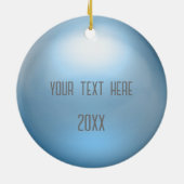 スパークリー（ユダヤ教）メノラーハヌカーオーナメント セラミックオーナメント (裏面)