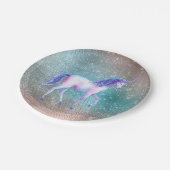 スパークリー・ユニコーン ペーパープレート (アングル)