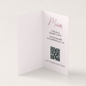 スパークリー ラッシュ ピンク グリッター スター コンフェッティ メイクアップ 名刺 (内部)