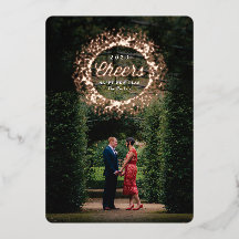 スパークリー ローズゴールド おめでとう ハッピーニューイヤー