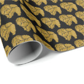 スパークリーTHANGラフなチャウラッピング紙 ラッピングペーパー (ロールコーナー)