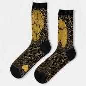 スパークリーTHANGラフCHOWメタリックフェイクソックス ソックス (左)