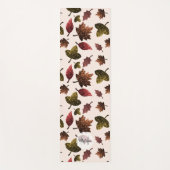 スパークリ葉ー秋秋スパークルスモノグラム ヨガマット (正面)