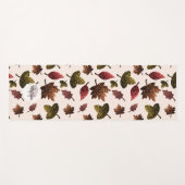 スパークリ葉ー秋秋スパークルスモノグラム ヨガマット (正面(横))