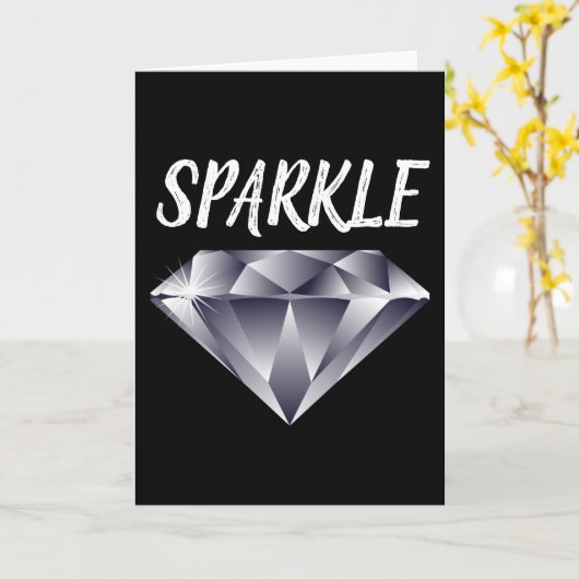 スパークルお客様の誕生日カード カード (黄色い花)