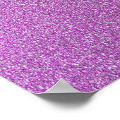 スパークルかわいらしバックグラウンドのカスタマイズ可能 ポスター (角)