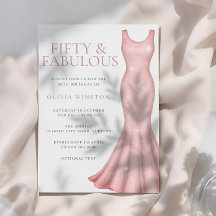 スパークルきらめくドレス50thバースデーパーティー