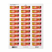 スパークルとシャインシェーブロン光線抽象芸術 ラベル (フルシート)