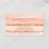 スパークルオレンジフローラケーキベーカリー 名刺 (裏面)