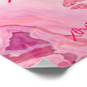 スパークルキスはバレンタインの贈り物を愛 ポスター (角)