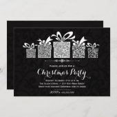 スパークルギフトクリスマス招待状 招待状 (正面/裏面)