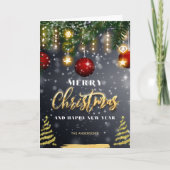 スパークルクリスマス カード (正面)