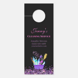 スパークルクリーニング用品清掃サービス ドアノブサイン