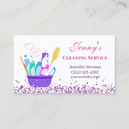 スパークルクリーニング用品清掃サービス 名刺