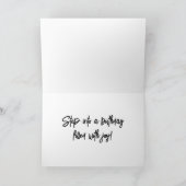 スパークルグラムスティレット誕生日 カード (内部)