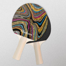 スパークルグリッターガーリー大理石アートグレーピンポンパ