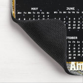 スパークルグリッターガーリー大理石アートグレー金ゴールド2025 マウスパッド (コーナー)