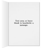 スパークルグリッターシークインズグラマーサンキューカード (内側 (右))