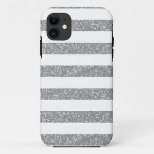 スパークルグリッターストライプiPhone 5タフXtremeケース iPhone 11 ケース