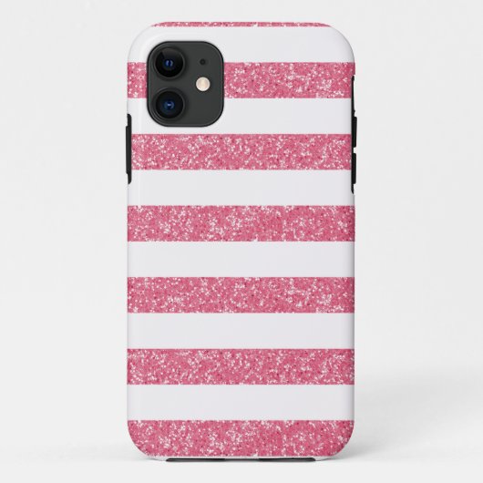 スパークルグリッターストライプiPhone 5タフXtremeケース Case-Mate iPhoneケース (裏面)