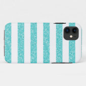 スパークルグリッターストライプiPhone 5タフXtremeケース Case-Mate iPhoneケース (裏面(横))