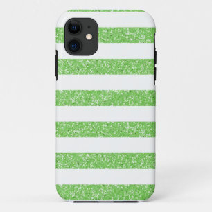 スパークルグリッターストライプiPhone 5タフXtremeケース iPhone 11 ケース
