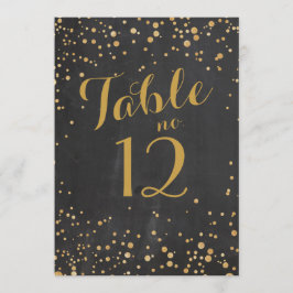 スパークルグリッターテーブル番号シンボルや象徴 招待状