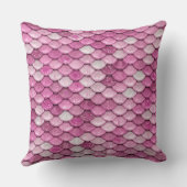 スパークルグリッターピンクパープルマーメイドはかりで測 クッション (裏面)