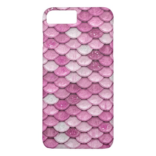 スパークルグリッターピンクローズ金ゴールドマーメイドはかりで測 Case-Mate iPhoneケース (裏面)