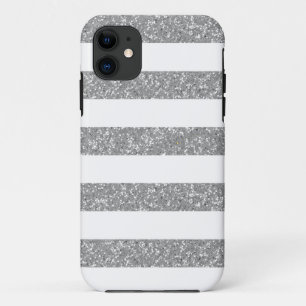 スパークルグリッタールックストライプスiPhone 5 BTケース iPhone 11 ケース