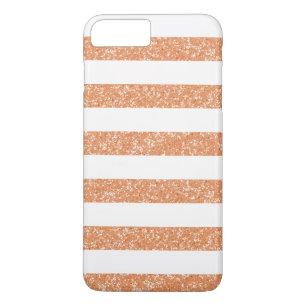 スパークルグリッタールックストライプスiPhone 7プラスBTケース iPhone 8 Plus/7 Plusケース