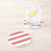 スパークルグリッタールックストライプズCoaster コースター (側面)