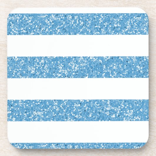 スパークルグリッタールックストライプズCoasters コースター (正面)
