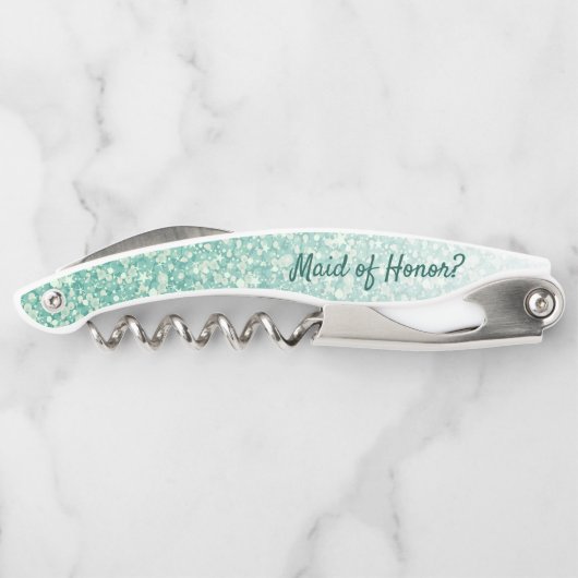 スパークルグリーングリッター ソムリエナイフ (裏面)