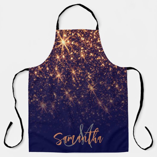 スパークルゴールデングリッター エプロン (正面)