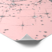 スパークルシルバーグリッター ポスター (角)