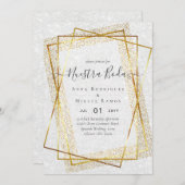 スパークルシルバーヌエストラボダ 招待状 (正面/裏面)