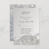 スパークルシルバーRSVP 25周年記念 出欠カード (正面/裏面)