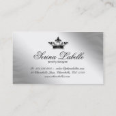 スパークルジュエリーゼブラクラウンブラック  名刺 (裏面)