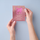 スパークルススイかわいらしート16ガーリーピンク16誕生日 チラシ (手)