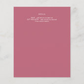 スパークルススイかわいらしート16ガーリーピンク16誕生日 チラシ (裏面)