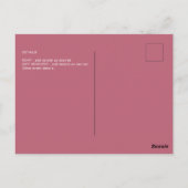 スパークルススイかわいらしート16ガーリーピンク16誕生日 ポストカード (裏面)