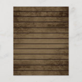 スパークルスノーフレークとバーンウッド結婚のメニュー (裏面)